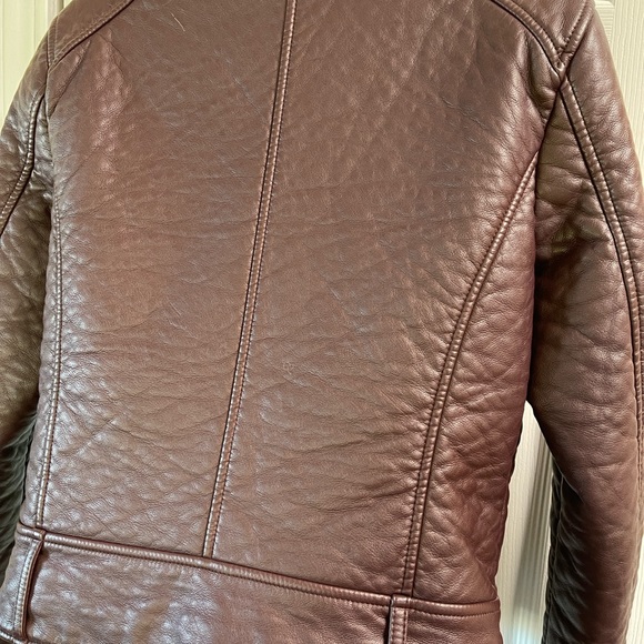 Burgundy faux leather jacket from Marc New York-Medium - Picture 11 of 11
